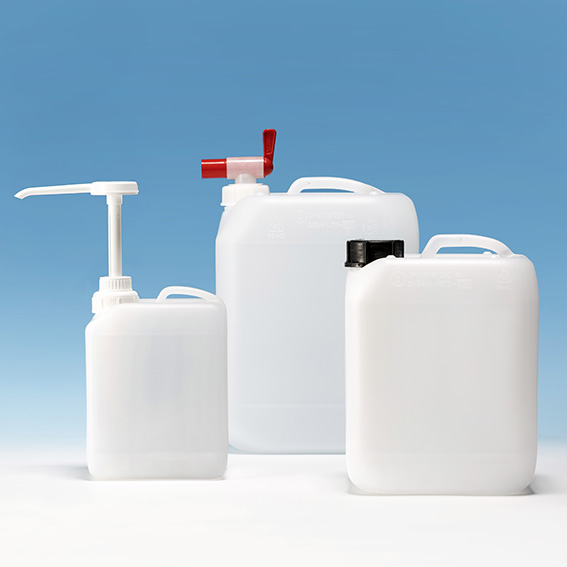 Plastik Pumpe für 5 Liter Kanister mit Verschluss - Spender und Zubehör -  Turimed AG