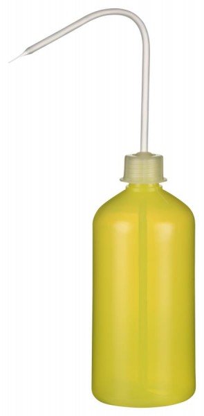 Spritzflasche 500 ml, gelb, PE-LD mit Steigrohr